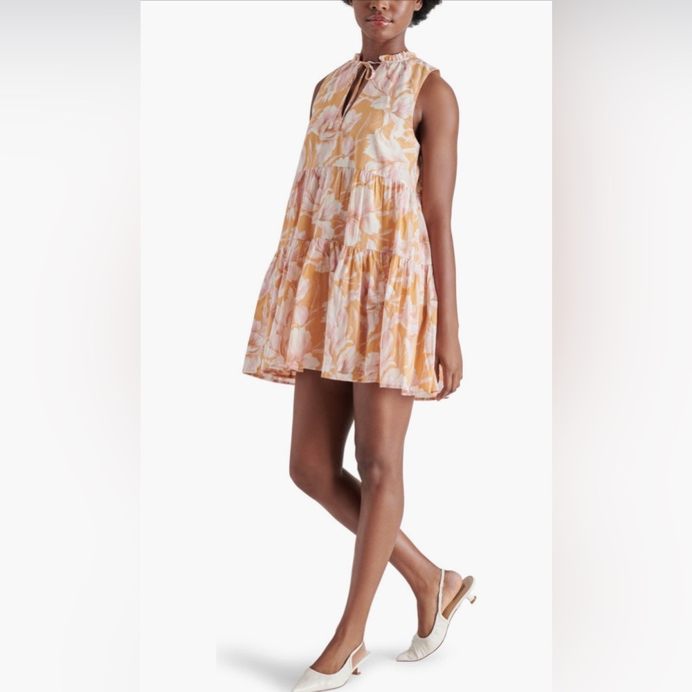 NWT Steve Madden Prairie Dreams Mini Dress - Golden Glow - XS
